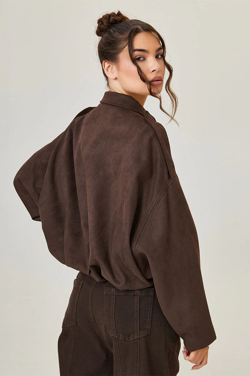 Vintage Oversized Bomber Jacket